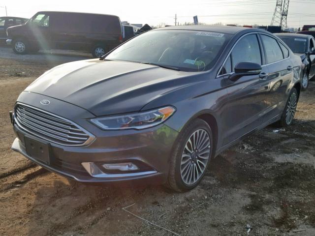 3FA6P0D99JR241531 - 2018 FORD FUSION TIT GRAY photo 2