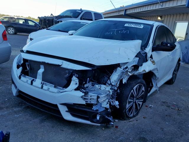 19XFC1F74HE032738 - 2017 HONDA CIVIC EXL WHITE photo 2