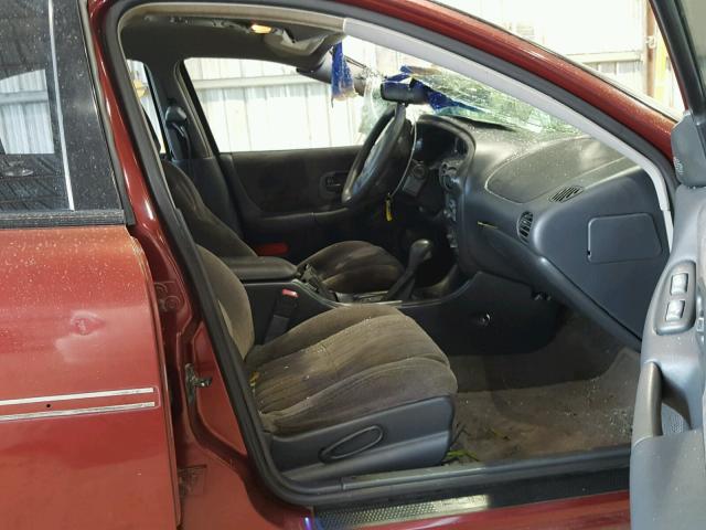 1G2WK52J13F147604 - 2003 PONTIAC GRAND PRIX RED photo 5