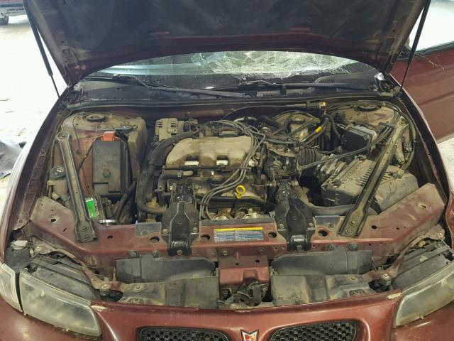 1G2WK52J13F147604 - 2003 PONTIAC GRAND PRIX RED photo 7