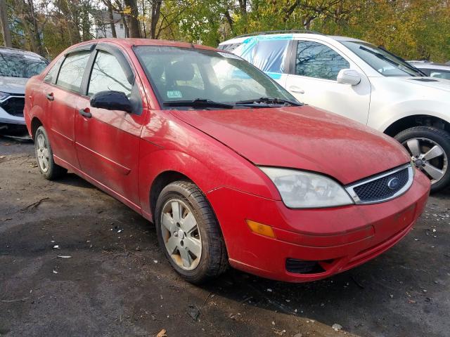 1FAFP34N66W206660 - 2006 FORD FOCUS ZX4 RED photo 1