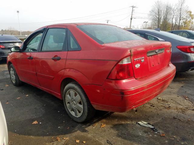 1FAFP34N66W206660 - 2006 FORD FOCUS ZX4 RED photo 3