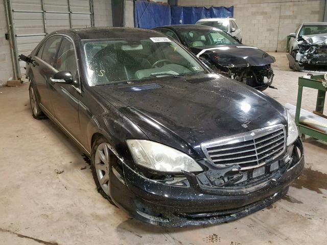 WDDNG71X37A064677 - 2007 MERCEDES-BENZ S 550 BLACK photo 1