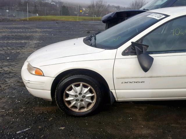 1B3EJ56H0YN231204 - 2000 DODGE STRATUS ES WHITE photo 9