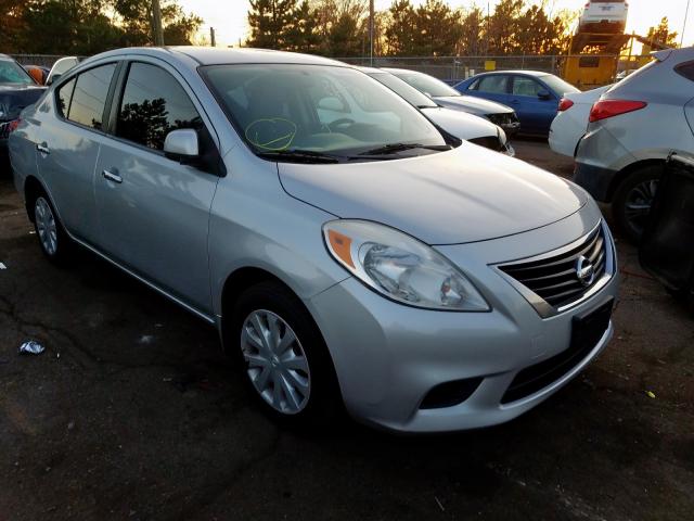 3N1CN7AP9CL907763 - 2012 NISSAN VERSA S SILVER photo 1