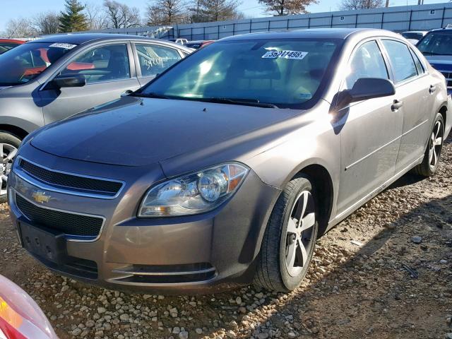 1G1ZC5E11BF258419 - 2011 CHEVROLET MALIBU 1LT BROWN photo 2