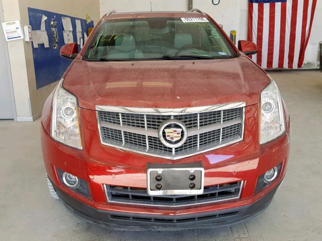 3GYFNCEY7AS512483 - 2010 CADILLAC SRX PREMIU MAROON photo 9