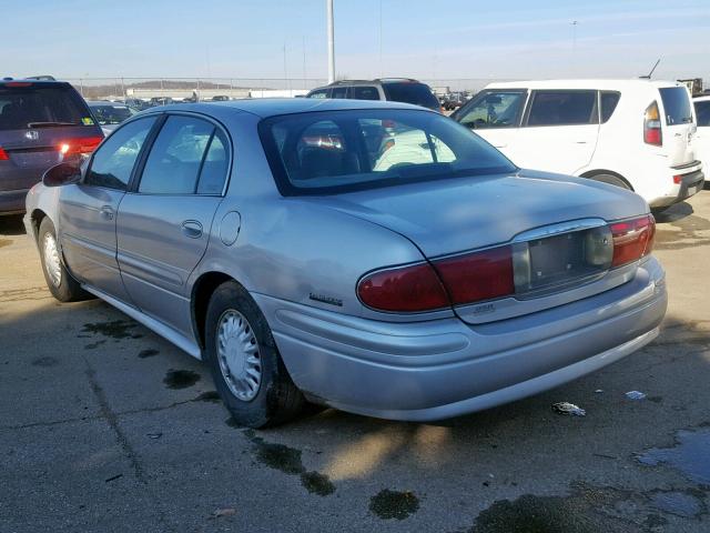 1G4HP54K124235120 - 2002 BUICK LESABRE CU SILVER photo 3