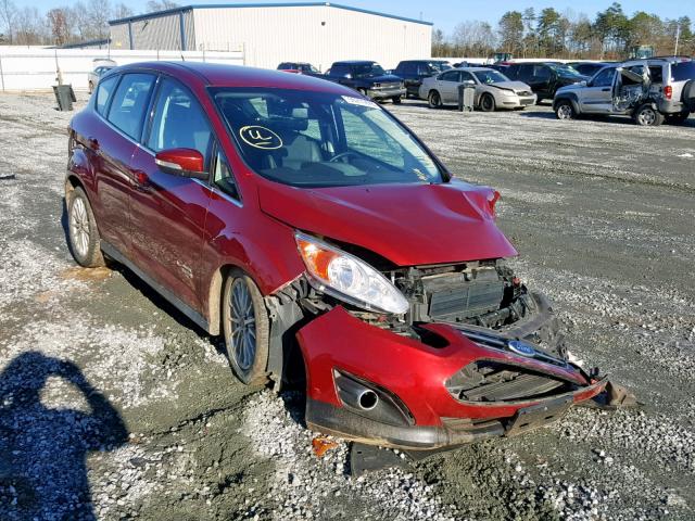 1FADP5CU3EL500951 - 2014 FORD C-MAX PREM BURGUNDY photo 1