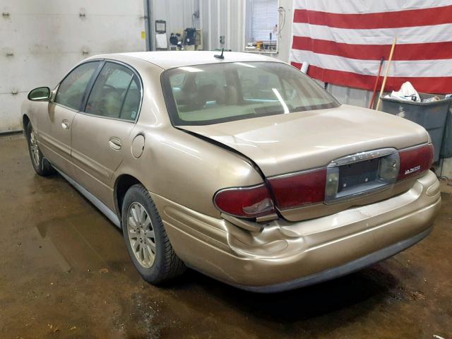 1G4HR54K25U189876 - 2005 BUICK LESABRE LI GOLD photo 3