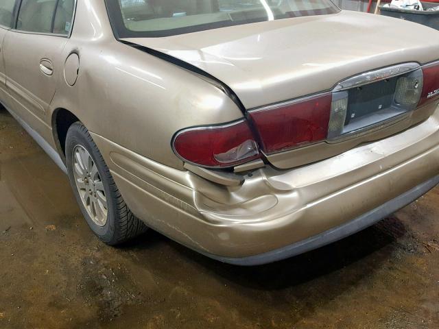 1G4HR54K25U189876 - 2005 BUICK LESABRE LI GOLD photo 9