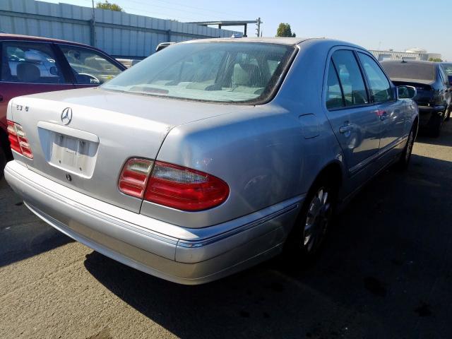 WDBJF65J41B219278 - 2001 MERCEDES-BENZ E 320 SILVER photo 4