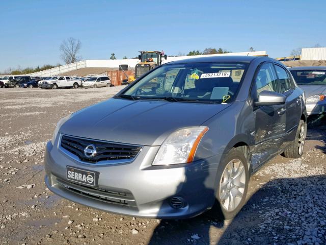 3N1AB6APXCL717142 - 2012 NISSAN SENTRA 2.0 CHARCOAL photo 2