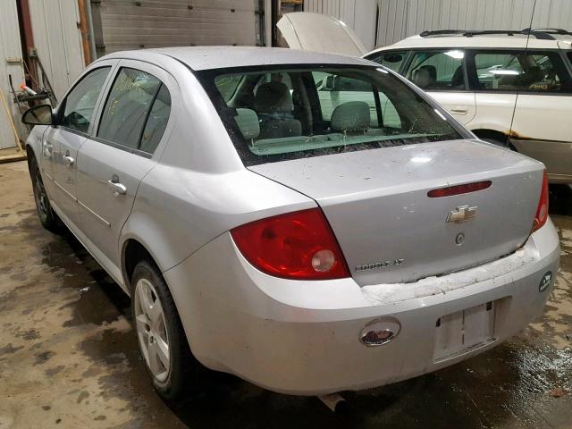 1G1AL58F287264253 - 2008 CHEVROLET COBALT LT SILVER photo 3