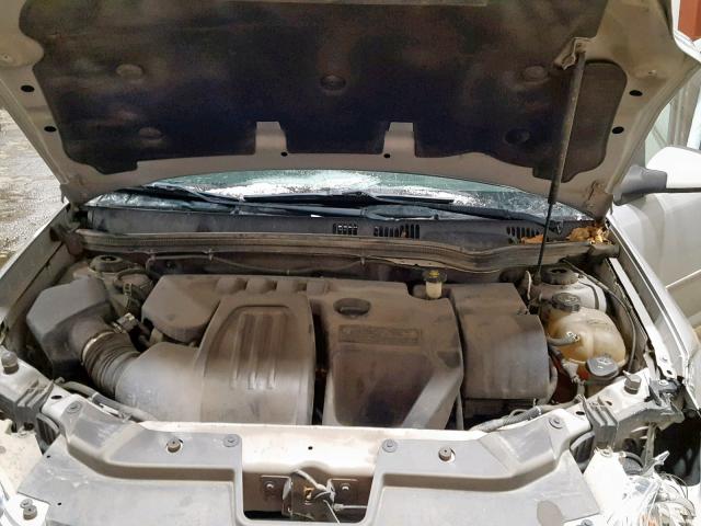 1G1AL58F287264253 - 2008 CHEVROLET COBALT LT SILVER photo 7