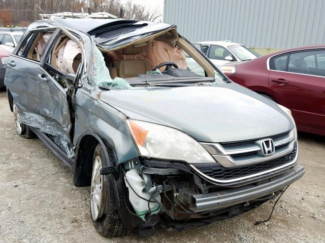 5J6RE3H71AL039301 - 2010 HONDA CR-V EXL BLUE photo 1