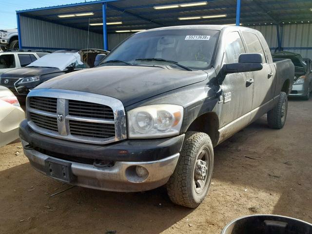 3D7KS29AX7G831849 - 2007 DODGE RAM 2500 BLACK photo 2