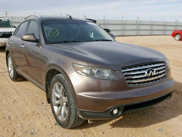 JNRAS08U74X106660 - 2004 INFINITI FX35 BROWN photo 1