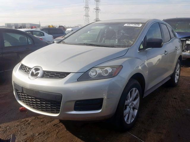 JM3ER293270125815 - 2007 MAZDA CX-7 SILVER photo 2