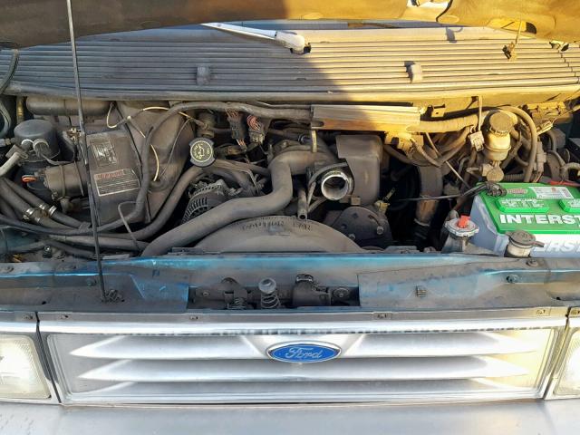 1FMCA11U9PZA67246 - 1993 FORD AEROSTAR GREEN photo 7