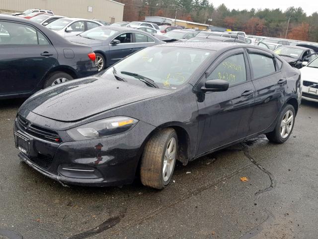 1C3CDFBB1FD275918 - 2015 DODGE DART SXT BLACK photo 2