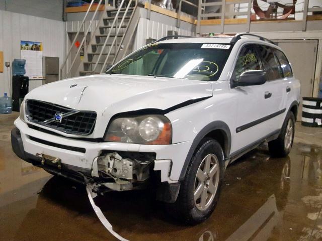 YV1CZ592851165035 - 2005 VOLVO XC90 WHITE photo 2