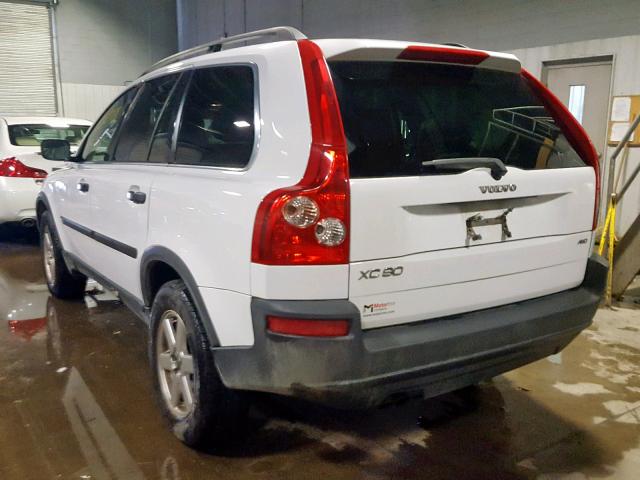 YV1CZ592851165035 - 2005 VOLVO XC90 WHITE photo 3