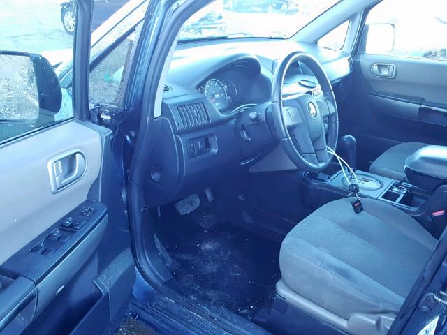 4A4MN21S05E005734 - 2005 MITSUBISHI ENDEAVOR L BLUE photo 9