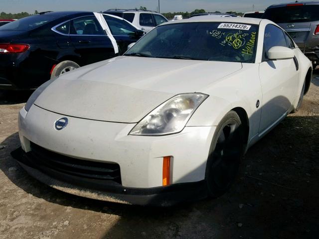 JN1BZ34D47M504358 - 2007 NISSAN 350Z COUPE WHITE photo 2