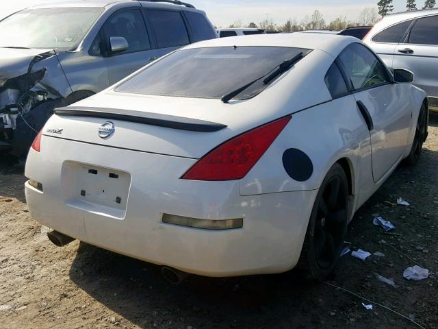 JN1BZ34D47M504358 - 2007 NISSAN 350Z COUPE WHITE photo 4