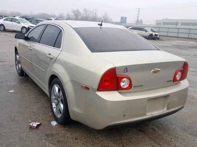 1G1ZA5EU8BF135698 - 2011 CHEVROLET MALIBU LS 金色 照片 3