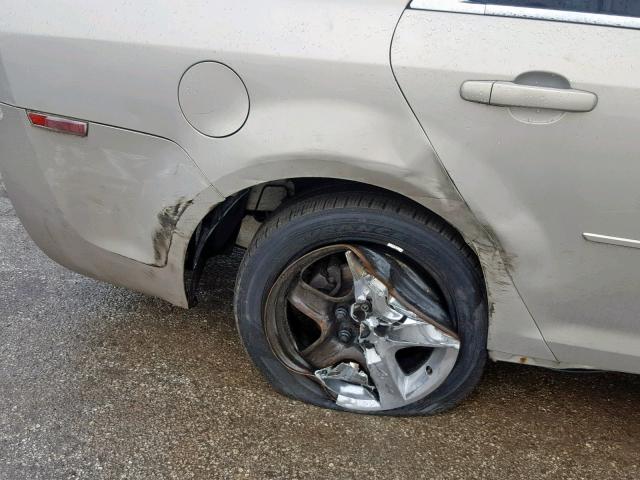 1G1ZA5EU8BF135698 - 2011 CHEVROLET MALIBU LS 金色 照片 9