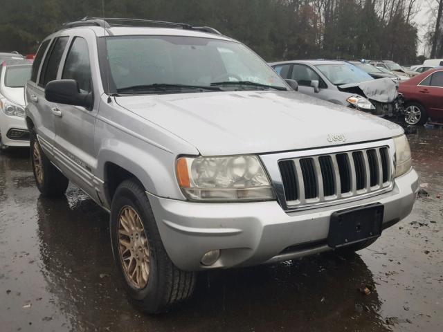 1J4GX58N64C401834 - 2004 JEEP GRAND CHER SILVER photo 1