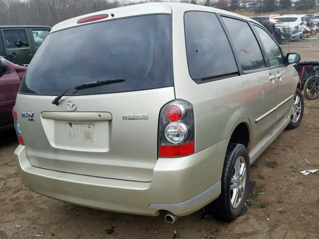 JM3LW28J050537082 - 2005 MAZDA MPV WAGON TAN photo 4