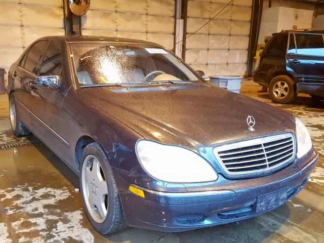 WDBNG70J92A259407 - 2002 MERCEDES-BENZ S 430 BLUE photo 1