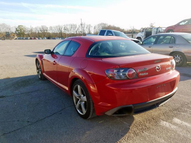 JM1FE17N450153619 - 2005 MAZDA RX8 RED photo 3