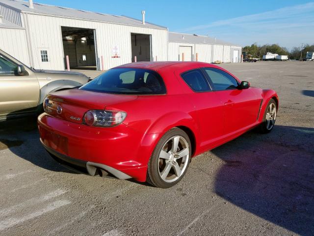 JM1FE17N450153619 - 2005 MAZDA RX8 RED photo 4