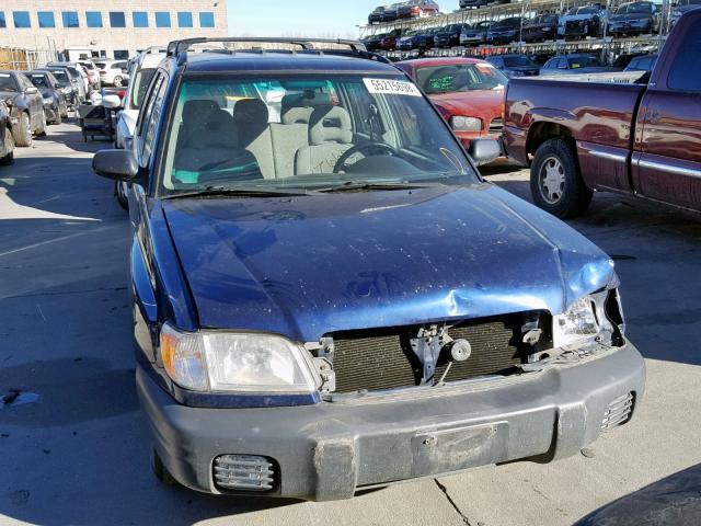 JF1SF63582H747518 - 2002 SUBARU FORESTER L BLUE photo 7