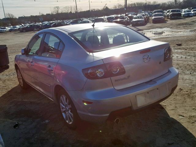 JM1BK124071621171 - 2007 MAZDA 3 S SILVER photo 3