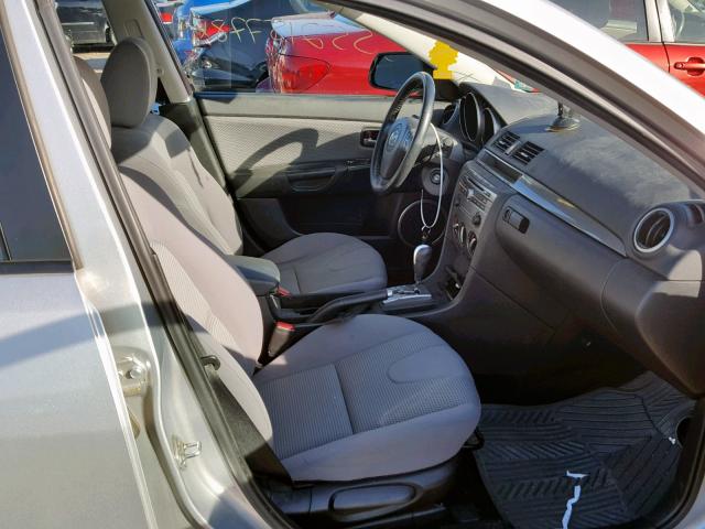 JM1BK124071621171 - 2007 MAZDA 3 S SILVER photo 5