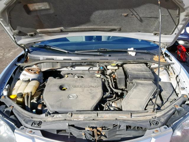 JM1BK124071621171 - 2007 MAZDA 3 S SILVER photo 7