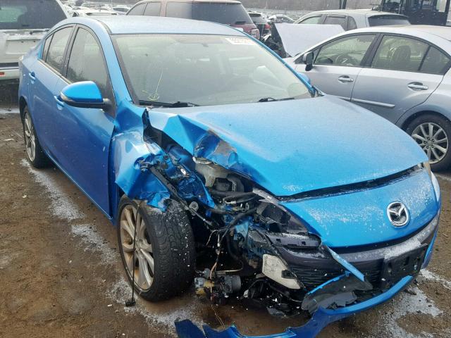 JM1BL1S61A1158592 - 2010 MAZDA 3 S BLUE photo 1