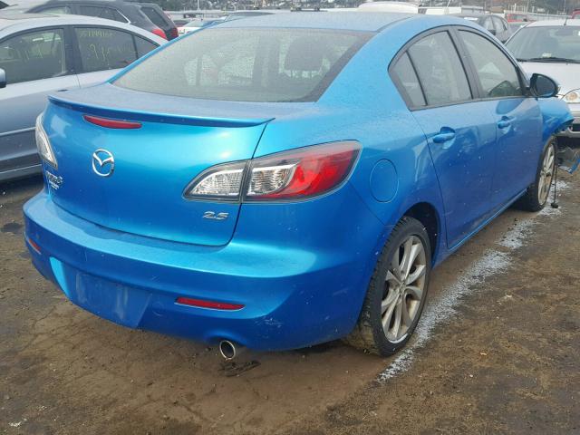 JM1BL1S61A1158592 - 2010 MAZDA 3 S BLUE photo 4