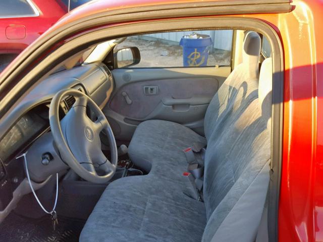 5TENL42N81Z777444 - 2001 TOYOTA TACOMA RED photo 5