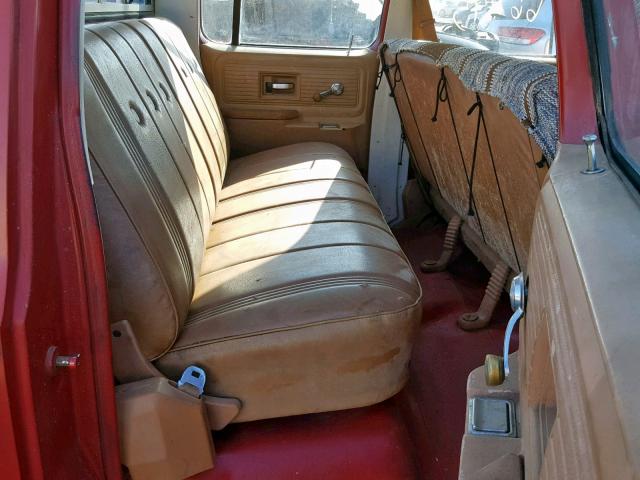 CCW33AZ138444 - 1980 CHEVROLET C30 CREWCB RED photo 6