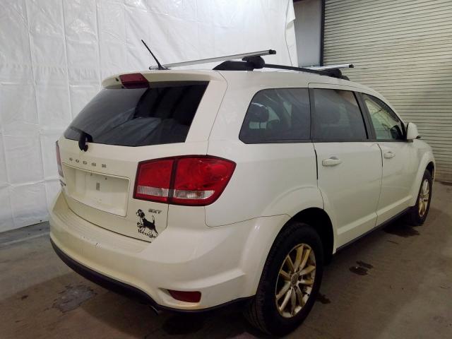 3C4PDDBG3ET271052 - 2014 DODGE JOURNEY WHITE photo 4