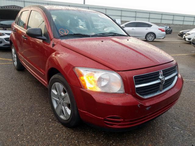 1B3HB48B57D571790 - 2007 DODGE CALIBER SX RED photo 1