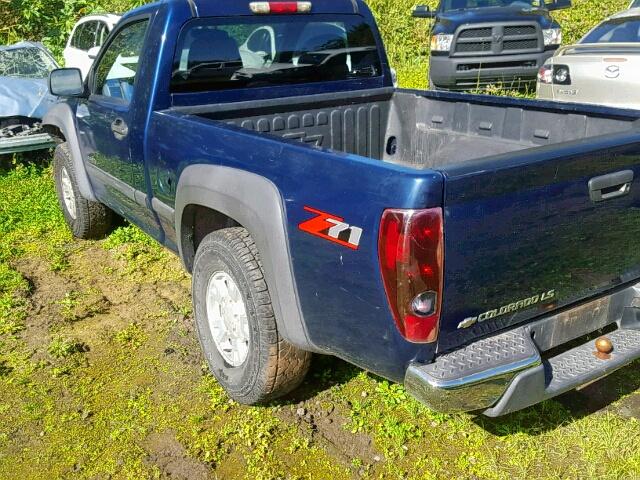 1GCDS146248132247 - 2004 CHEVROLET COLORADO BLUE photo 3