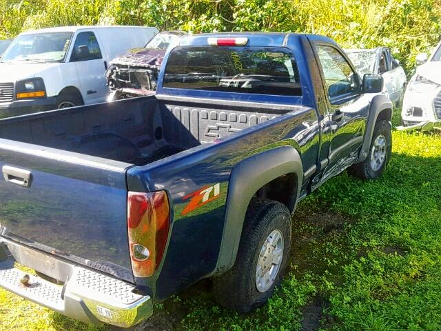 1GCDS146248132247 - 2004 CHEVROLET COLORADO BLUE photo 4