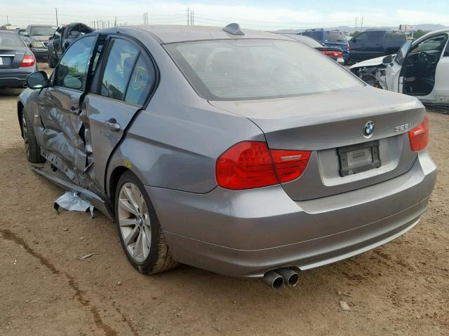 WBAPH5G51BNM75200 - 2011 BMW 328 I SULE GRAY photo 3